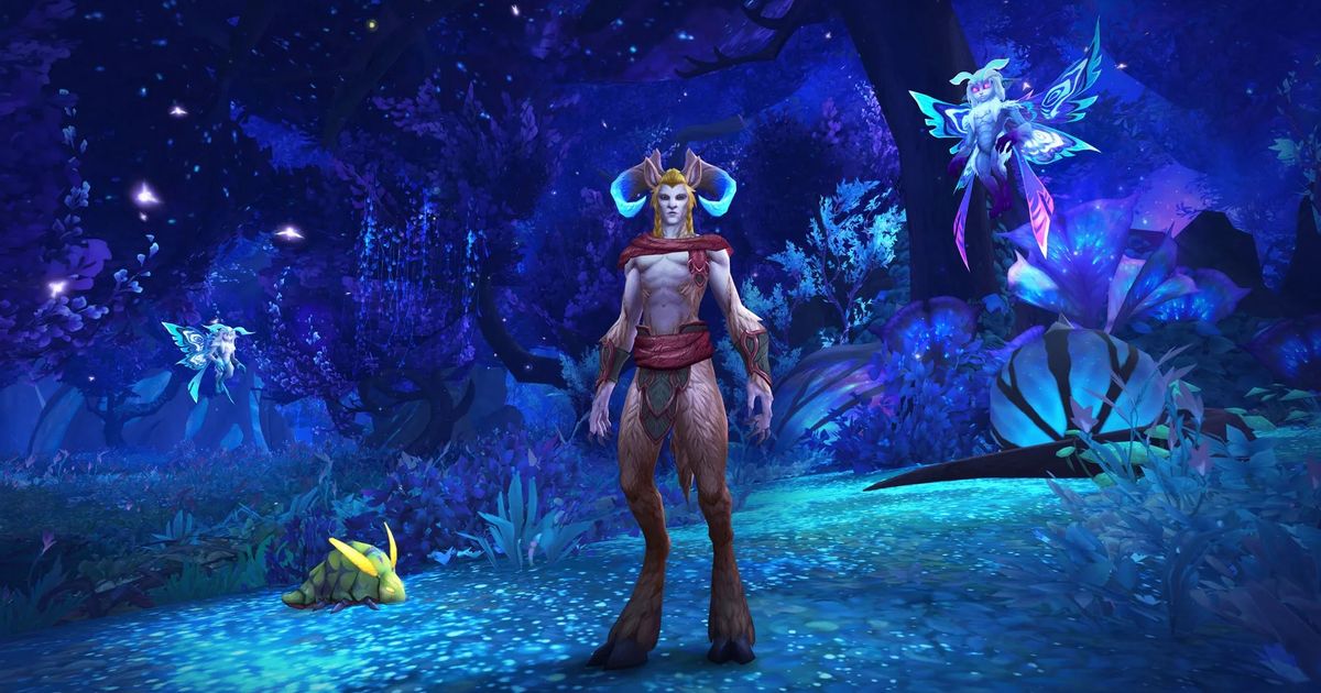 Are World of Warcraft Servers Down character with horns