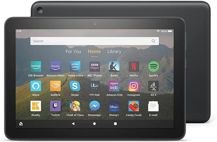 Best budget tablets under $100 Fire 8 HD Tablet Image Black 8 Inch