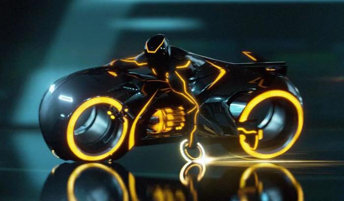 The Light Cycle from Tron: Legacy.