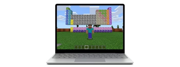 Microsoft Surface Laptop Go 2&quot; Minecraft on the original Laptop Go
