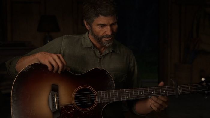 The Last of Us 2 - Joel Plays a Guitar and Sings to Ellie - YouTube