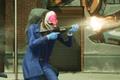 Payday 3 character Hoxton firing a rifle