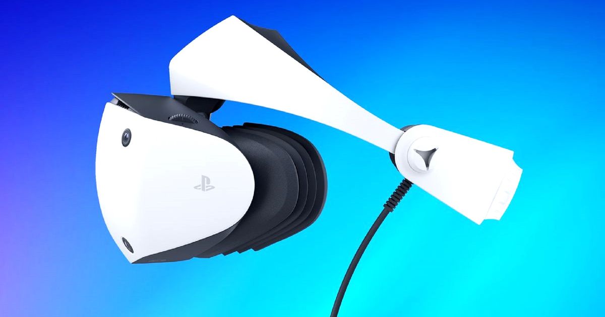 PSVR 2 replacement cables headset facing left side