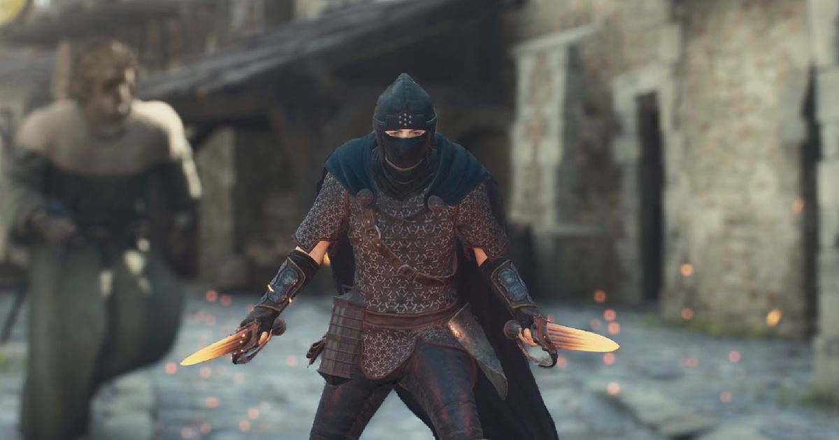 Thief Arisen in Dragon's Dogma 2 with Enkindled Blades