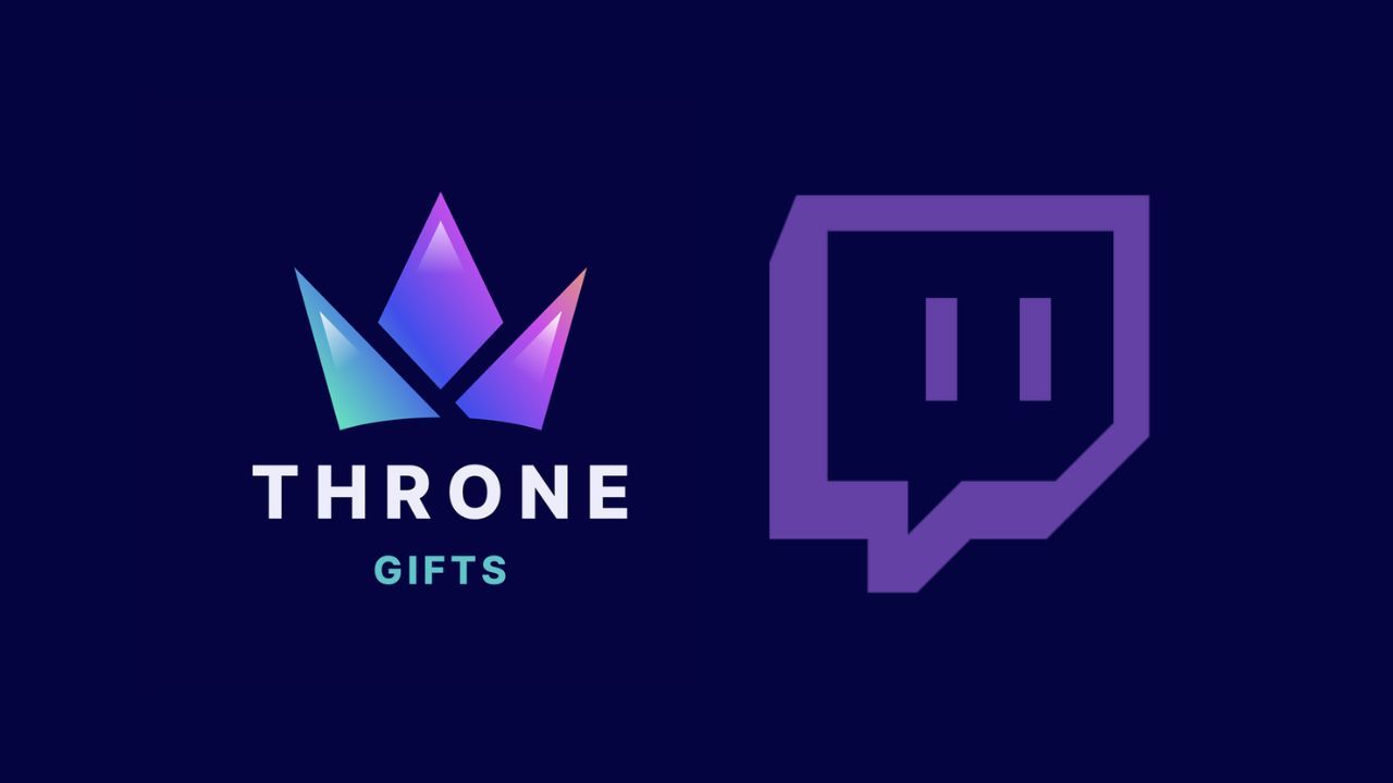 Throne and Twitch logos
