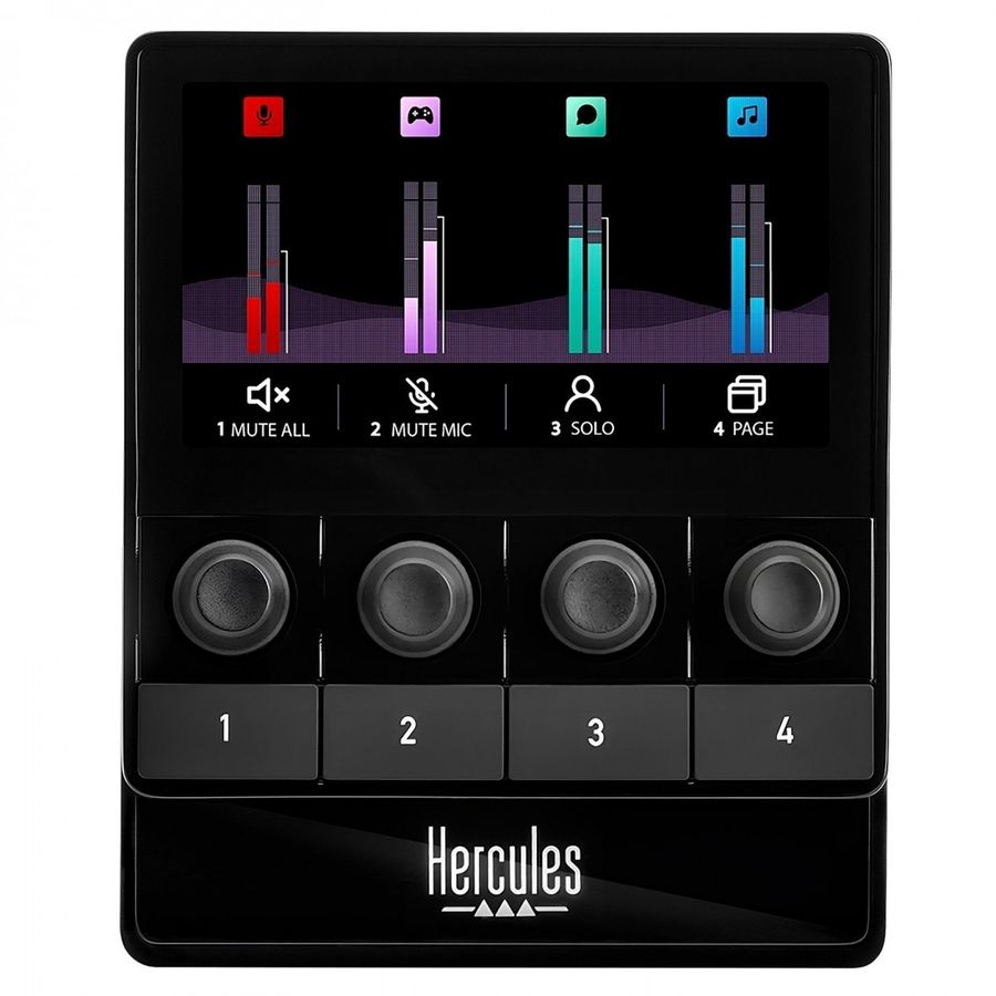 Hercules Stream 100 audio controller front