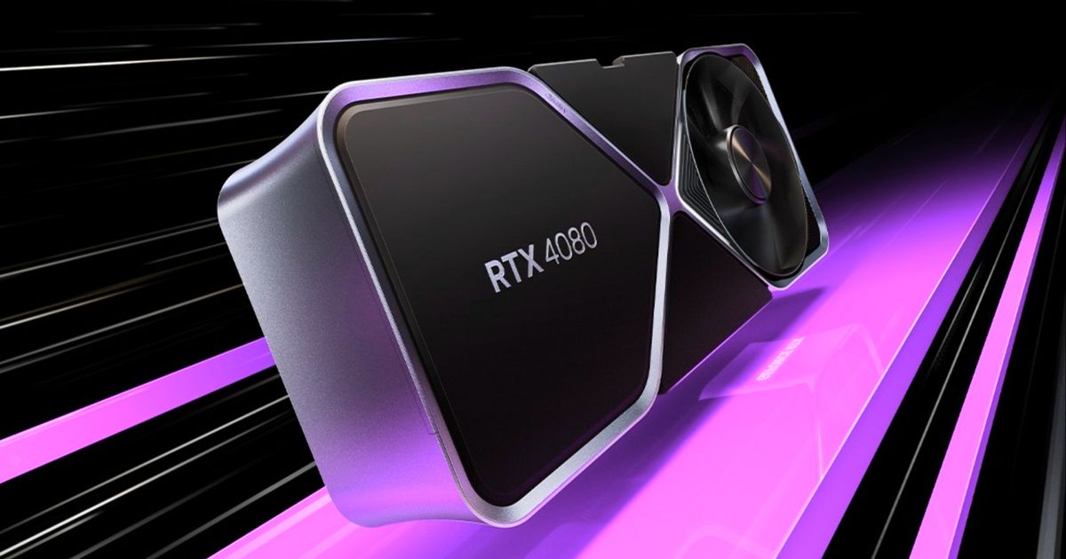 RTX 4080 with a purple filter