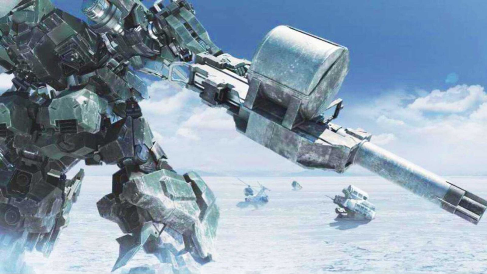 Armored Core 6 first boss - mech in the ice