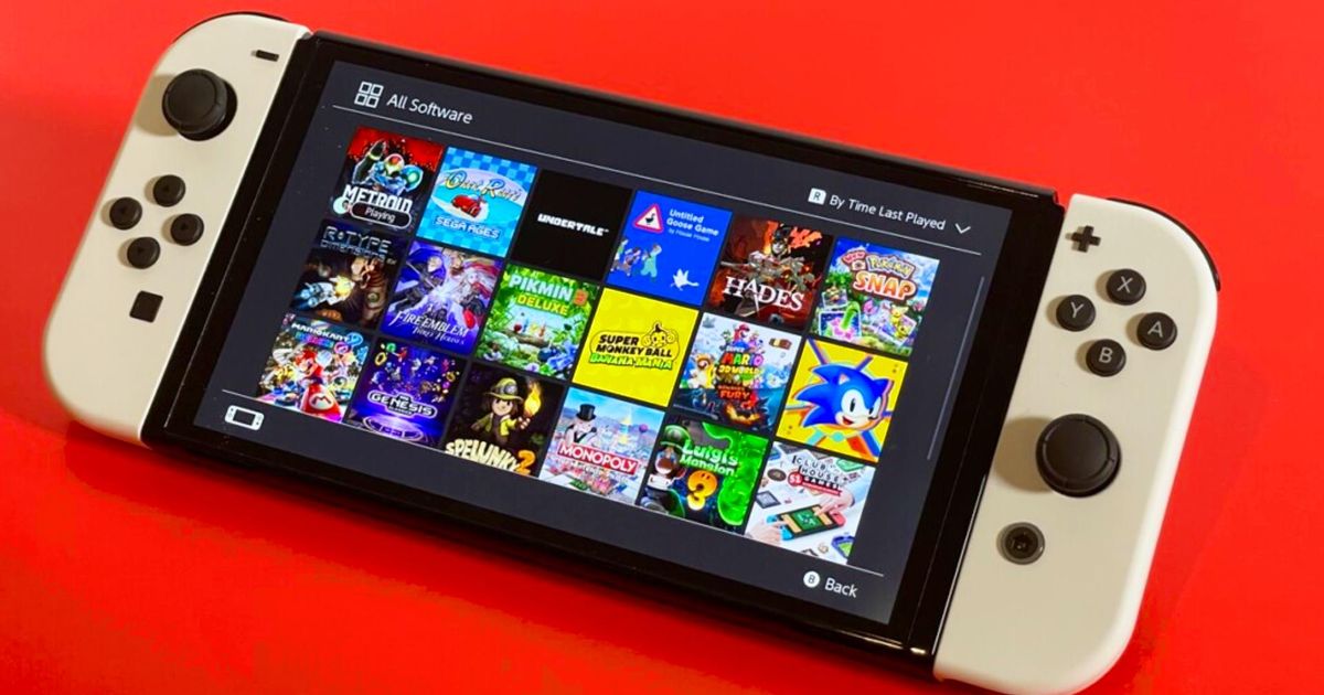 Game library for the Nintendo Switch
