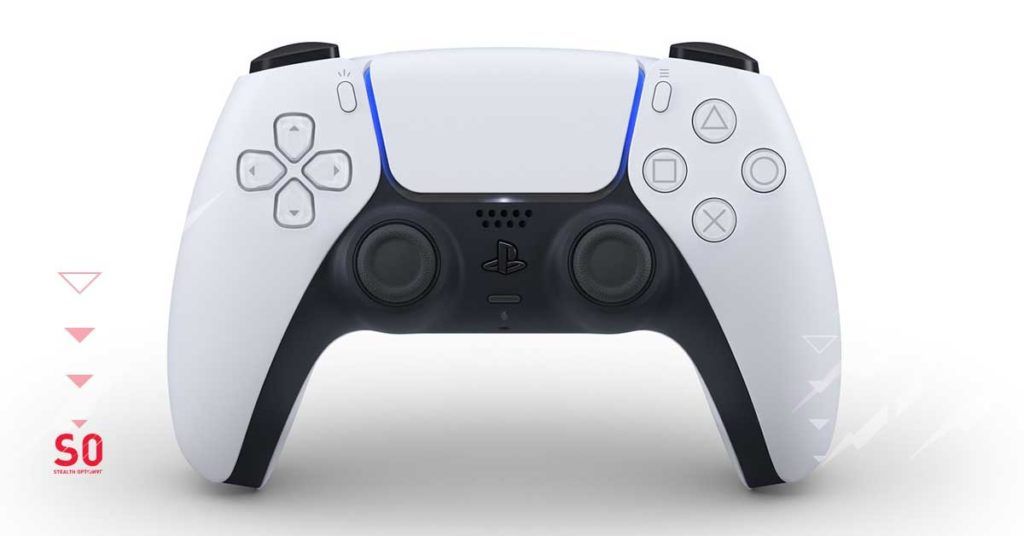 The PS5 controller in all its glory.