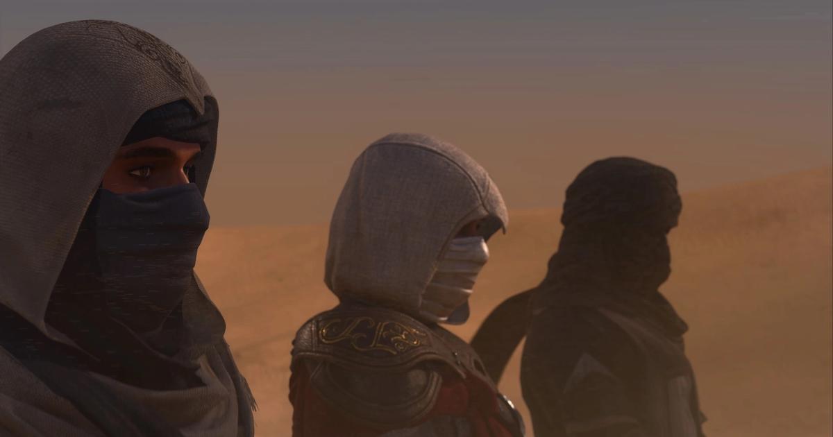assassin's creed mirage review wearing masks in the desert