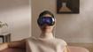 Apple Vision Pro FOV - An image of a lady wearing the Vision Pro headset