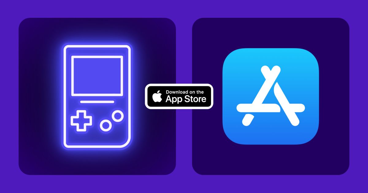 igba purple logo next to apple ios blue logo