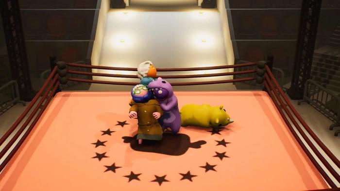 How to throw in Gang Beasts characters in ring