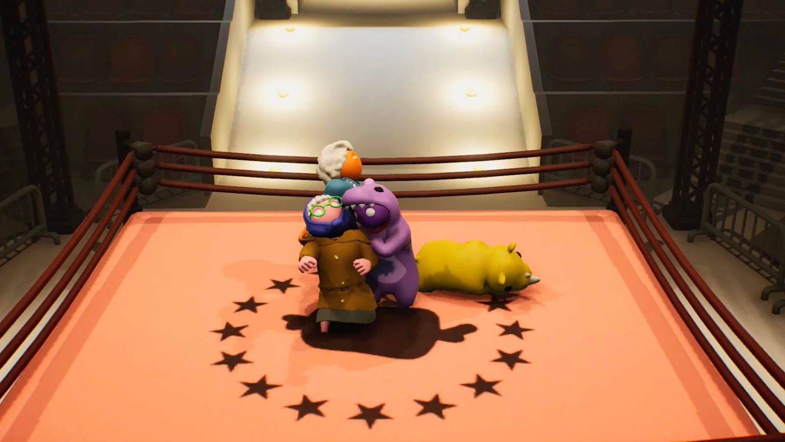 How to throw in Gang Beasts characters in ring