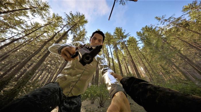 Sons of the Forest keeps crashing pointing gun at player