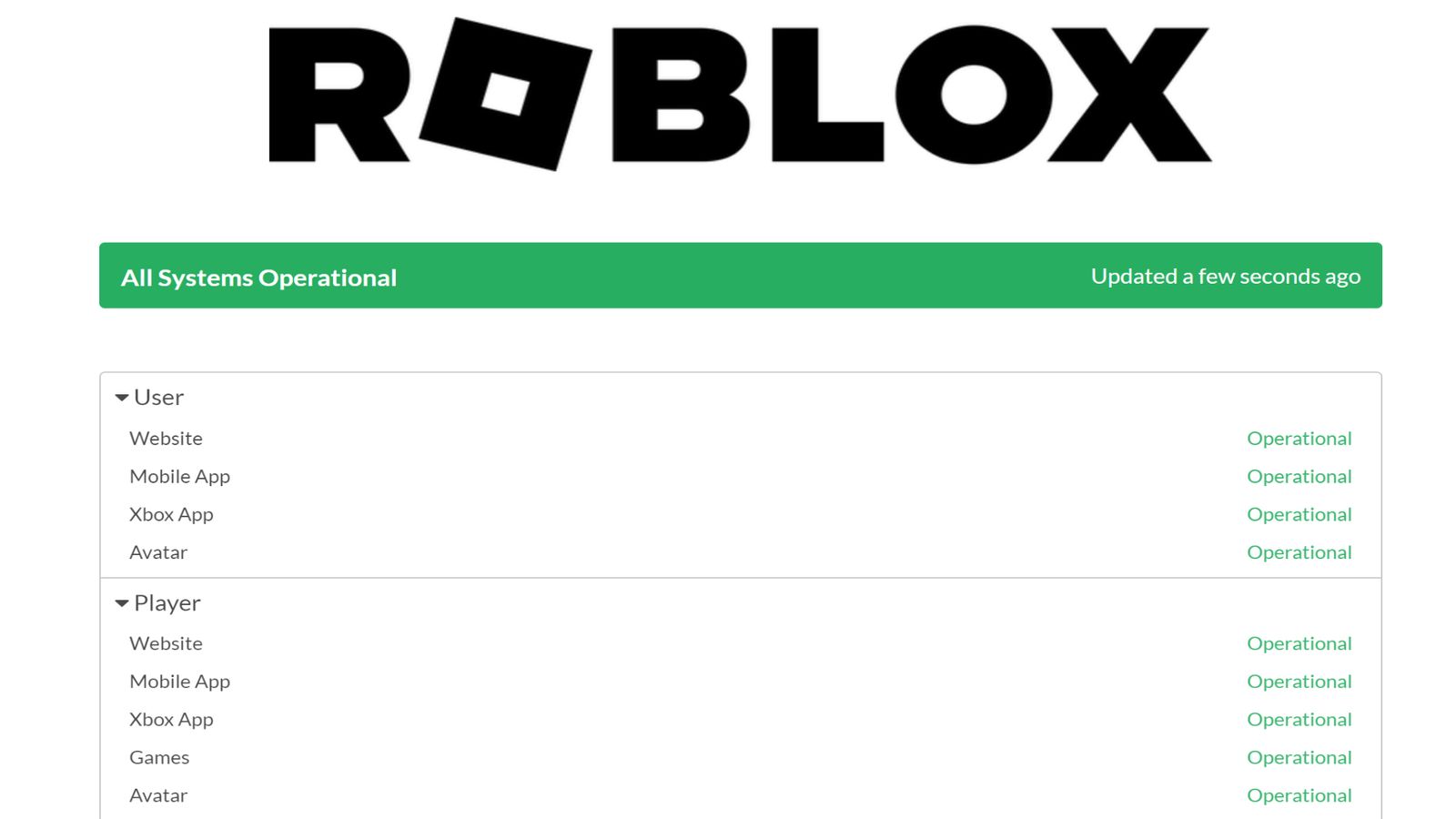 roblox server status working