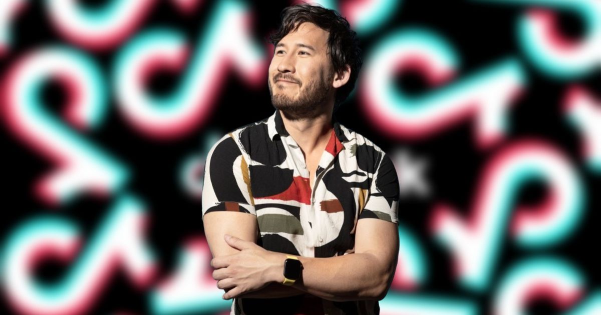 An image of Markiplier who is associated with the TikTok 777 filter