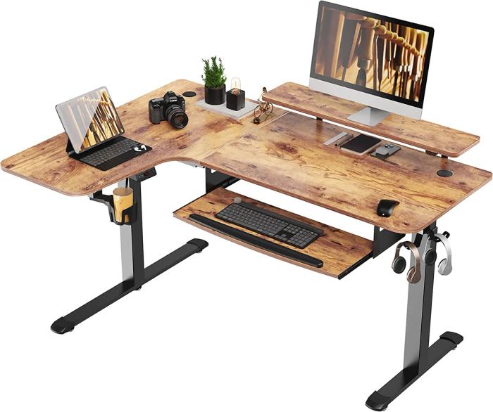 
EUREKA ERGONOMIC Electric L Shaped Standing Desk