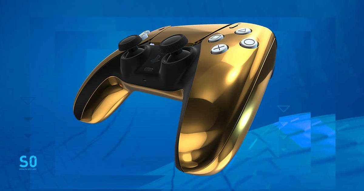 PS5 e controle DualSense terão versão de luxo em ouro 24 quilates