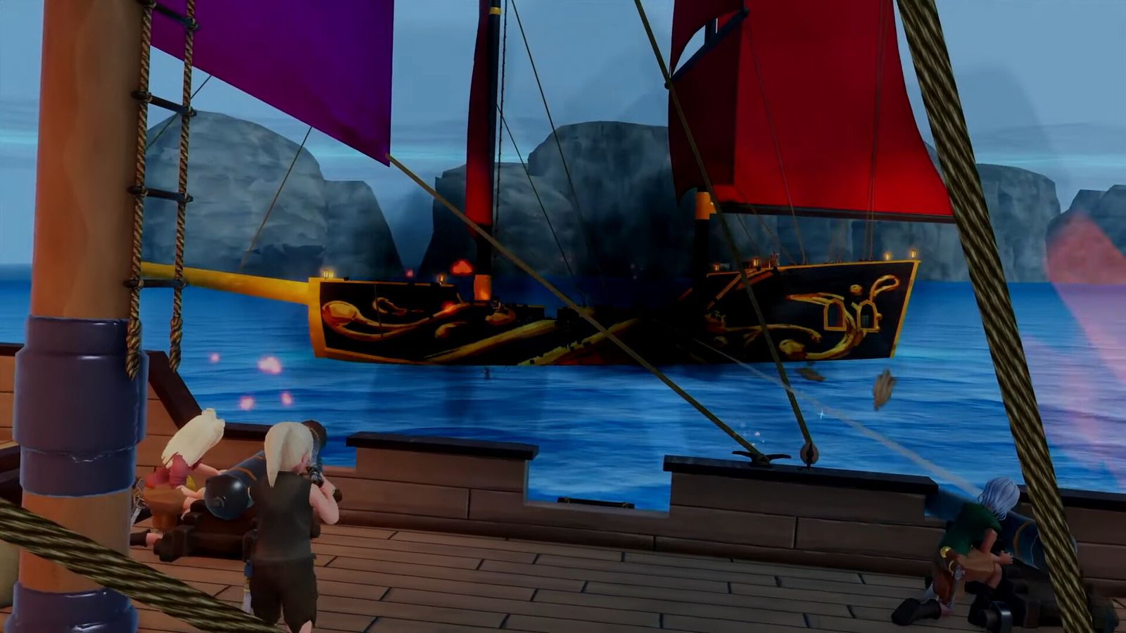 A pirate Roblox game from the PlayStation launch trailer