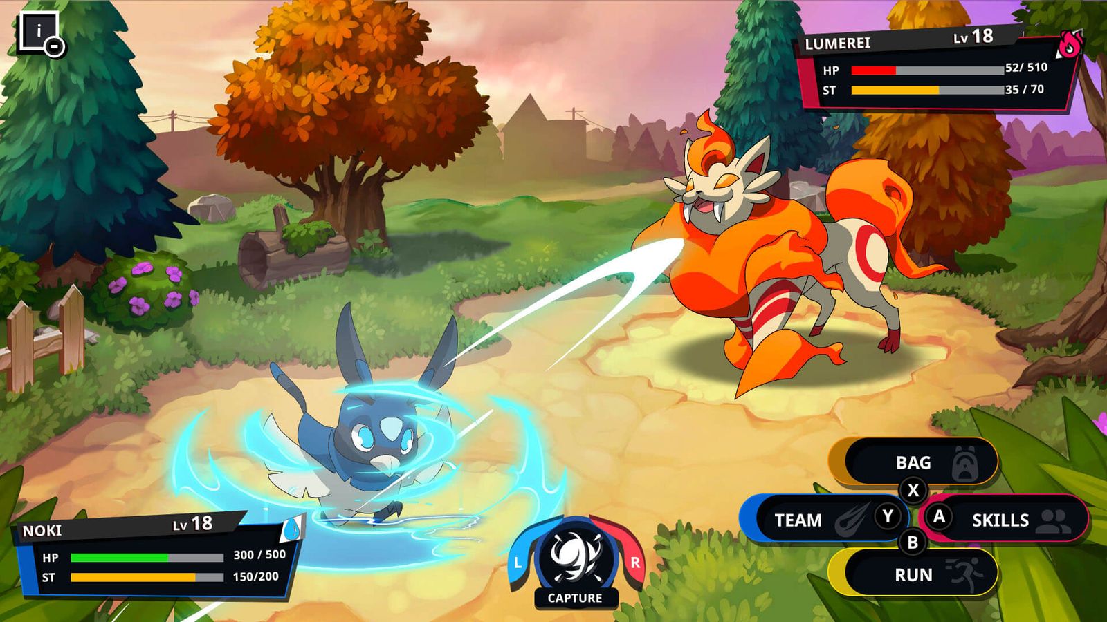 Mobile games like Pokémon - Nexomon Extinction screenshot