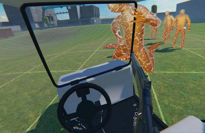 A golf cart wreaking havoc - best Bonelab mods