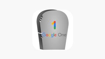 Google One logo on a graveyard to signify Google One VPN shutting down