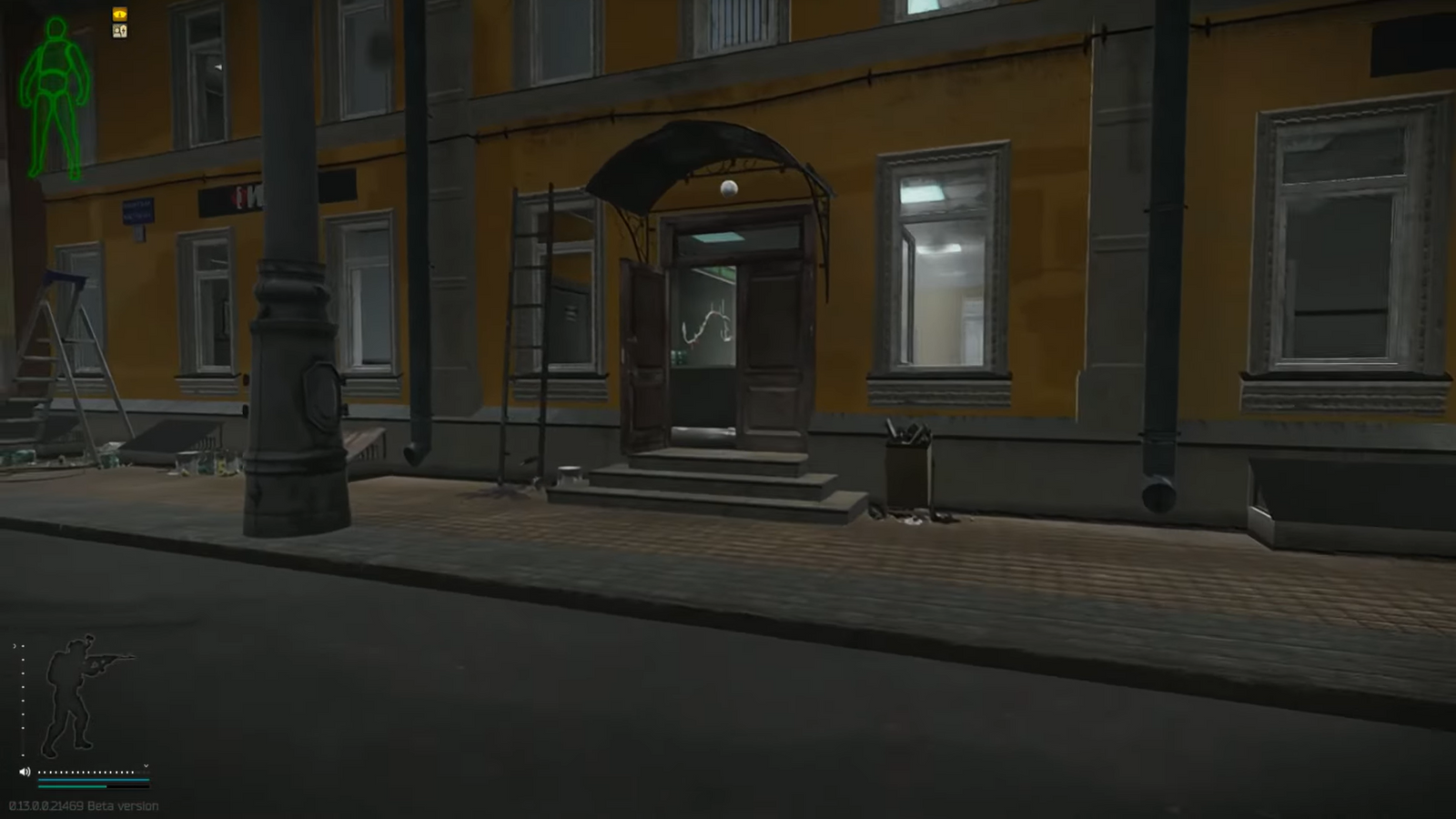 The yellow building containing Audit journal in Escape from Tarkov.