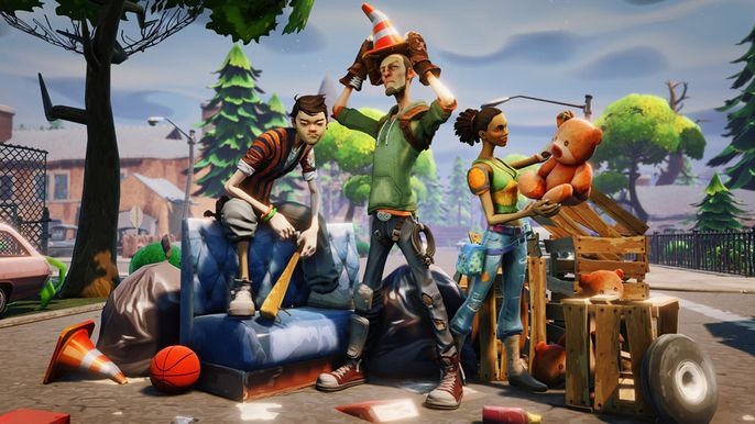 Fortnite characters posing for a picture - Fortnite Matchmaking Error