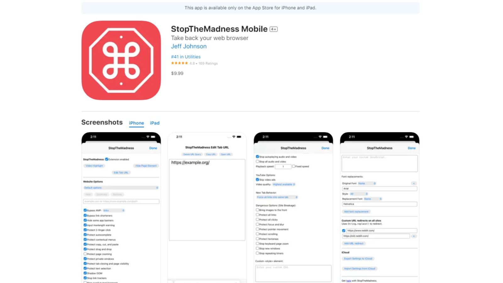 StopTheMadness Mobile