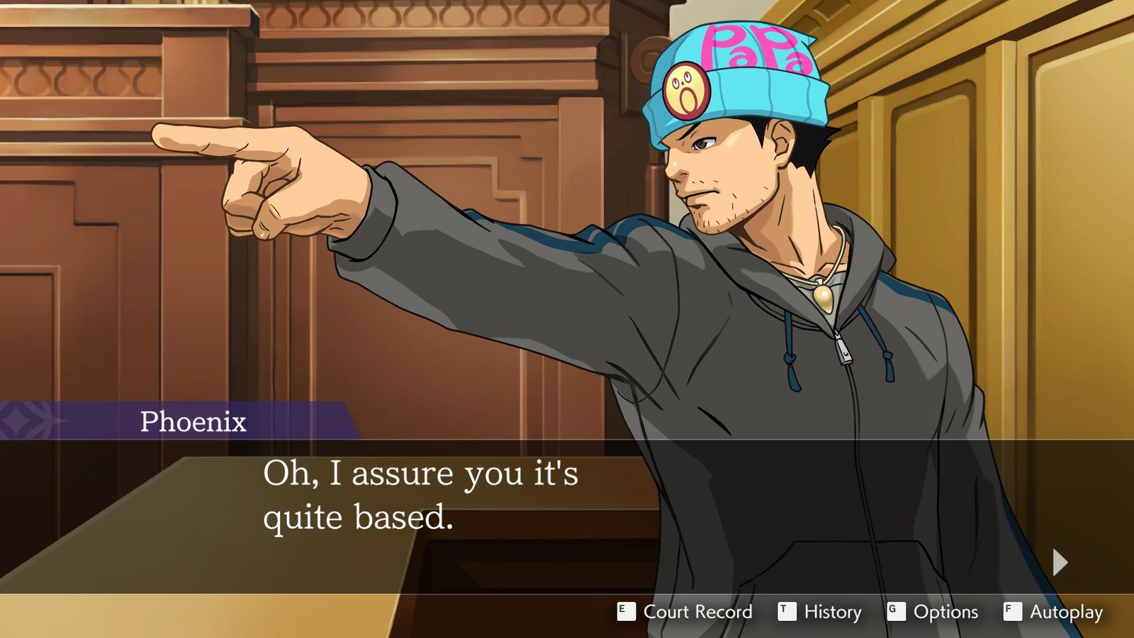 Apollo Justice trilogy review - Phoenix pointing finger