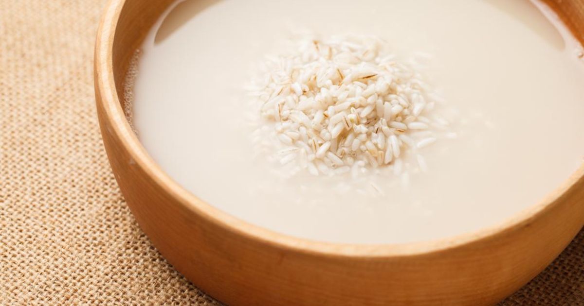 rice method for weight loss TikTok - An image of rice water