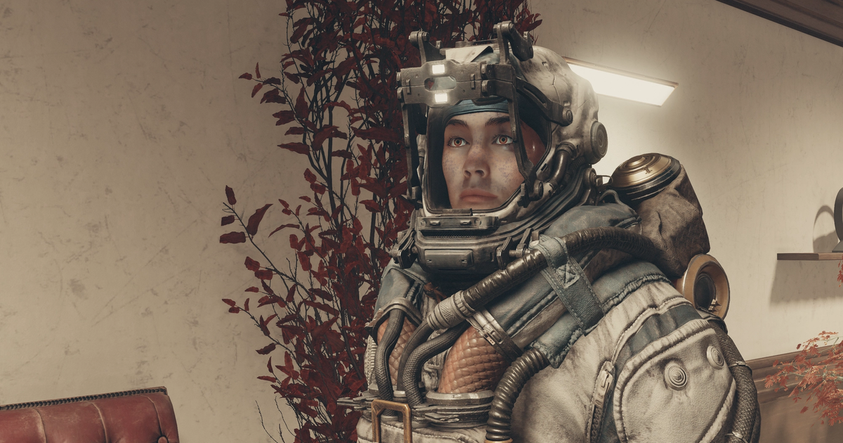 Starfield has the same can't shoot bug as Fallout 4 Starfield character in space suit