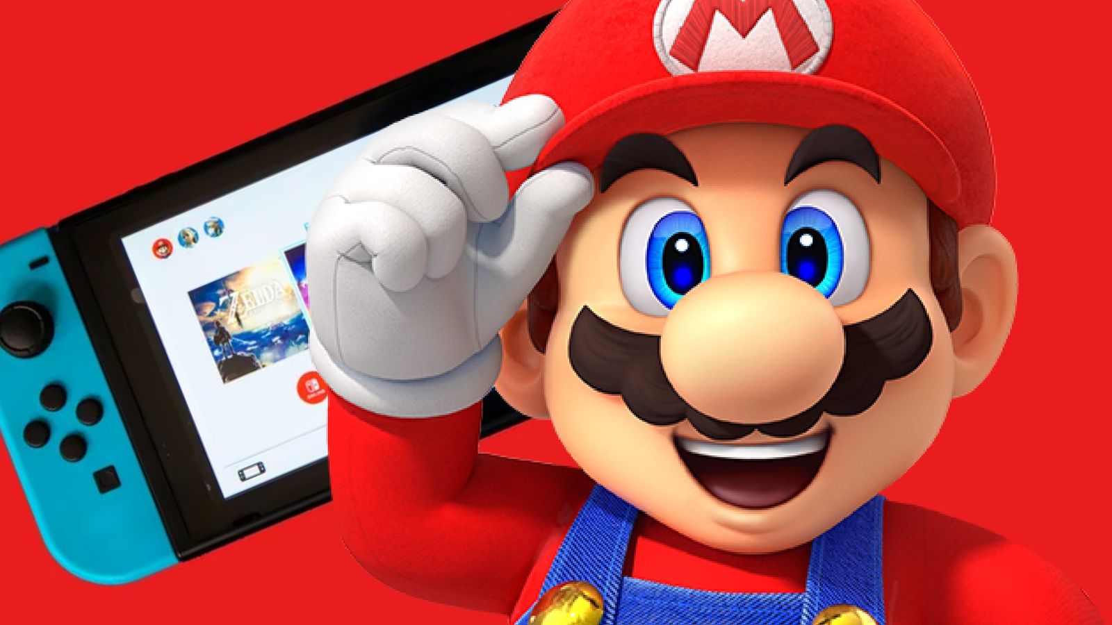 Nintendo Switch 2 RAM size - Mario tipping his big red hat