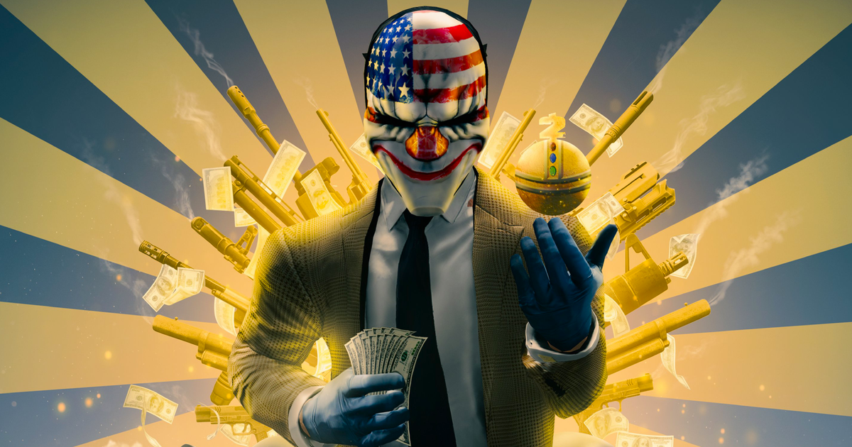Payday 3 Nebula Data Error - An image of a robber in mask holding dollar bills