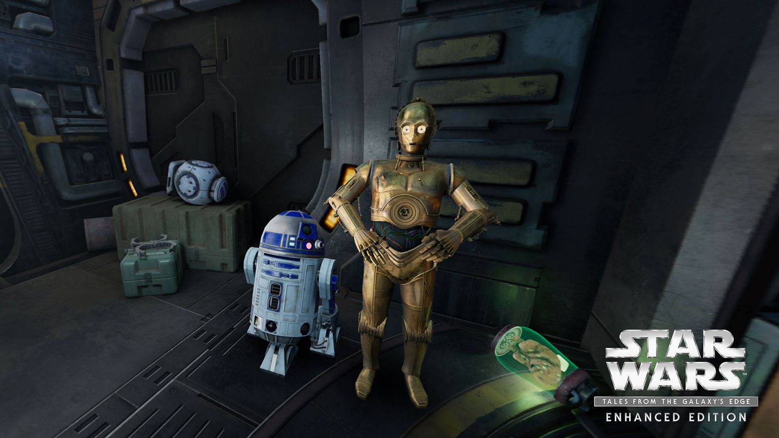 R2-D2 and C-3PO in Star Wars: Tales From the Galaxy's Edge - best Oculus games