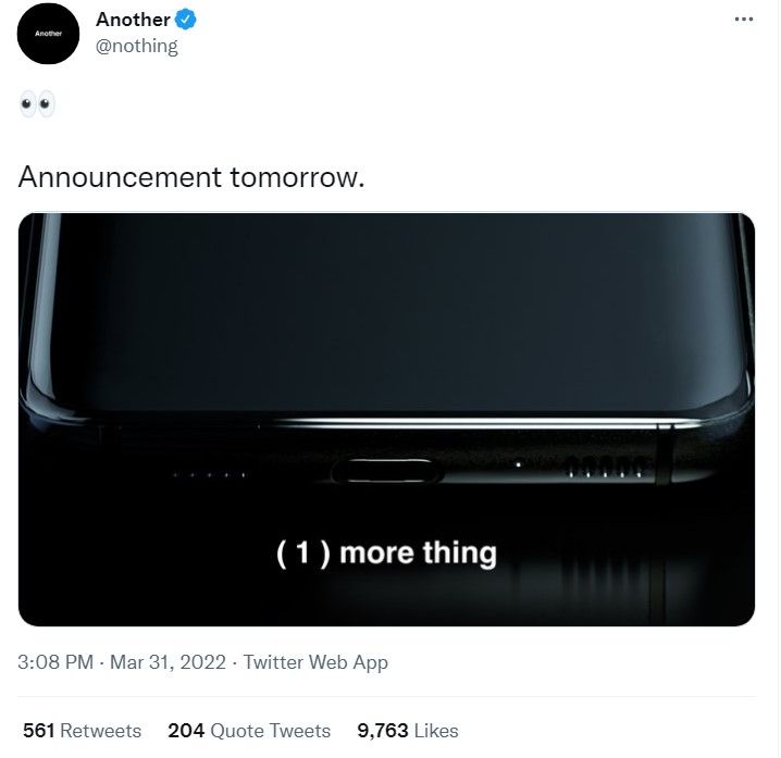 nothing phone 1 release date 2