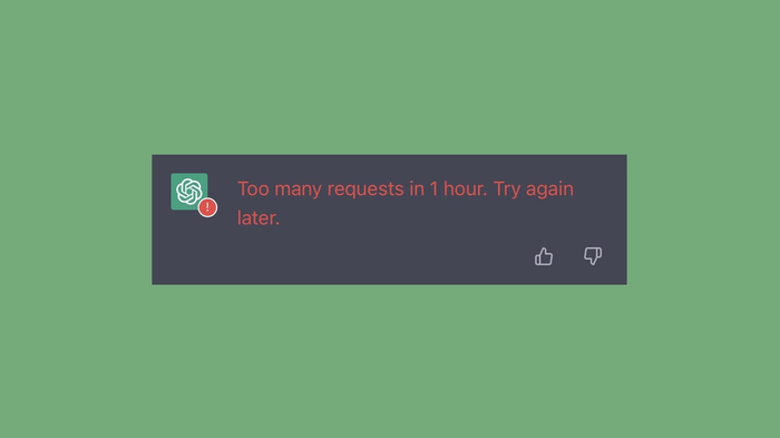ChatGPT too many requests in 1 hour try again later - how to fix 