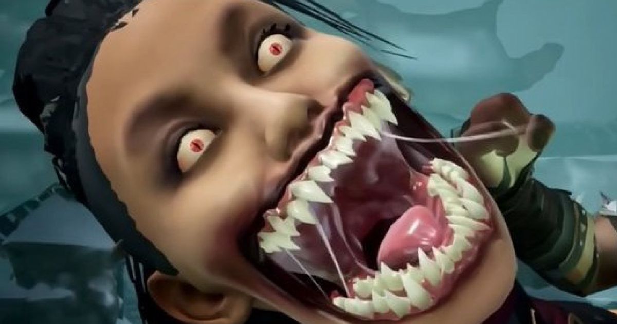 Mortal Kombat 1 Switch graphics showing a low res Mileena screaming 