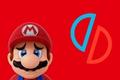 A sad Mario next to the Yuzu emulator logo