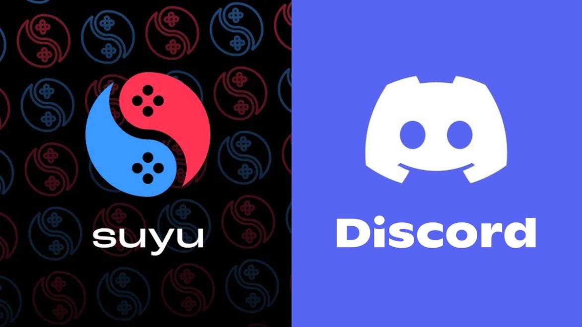 discord logo next to suyu logo
