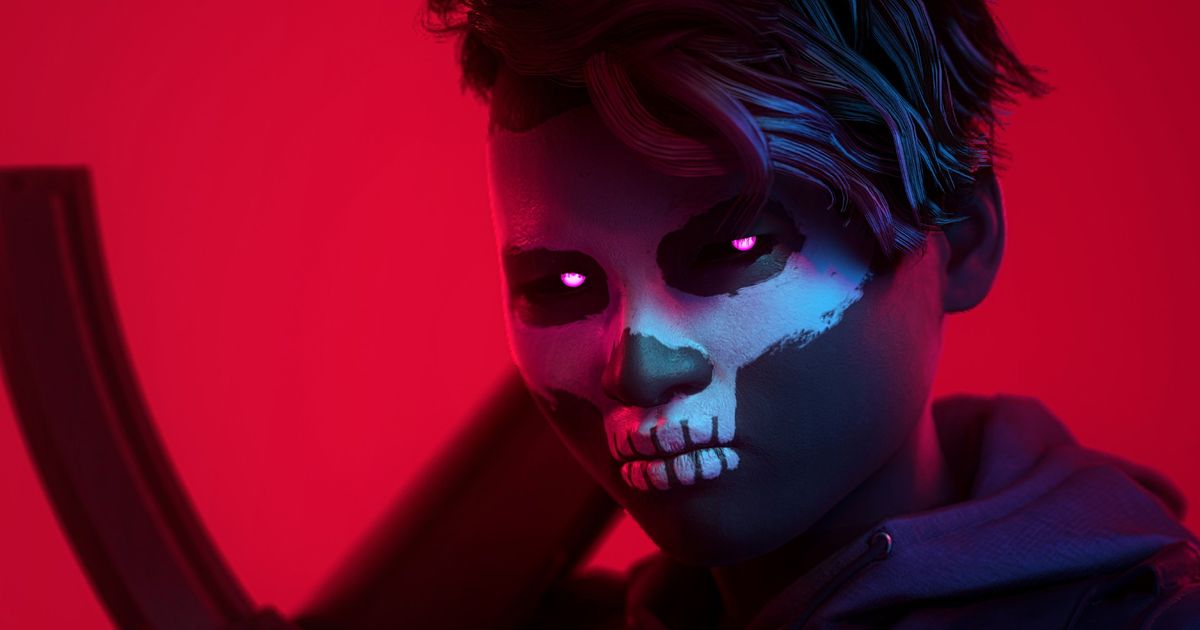 The Finals server status - An image of a person in ghost mask in a red background