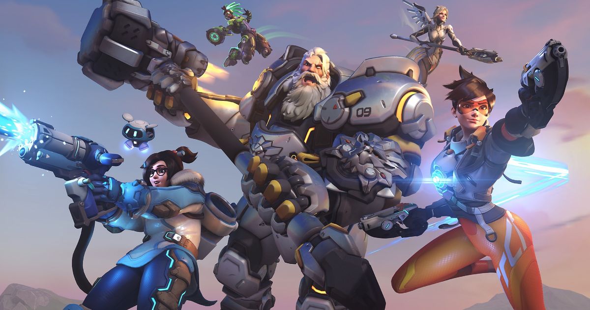 Overwatch 2 General Error 0xE00101B0 - An image of numerous game characters holding guns