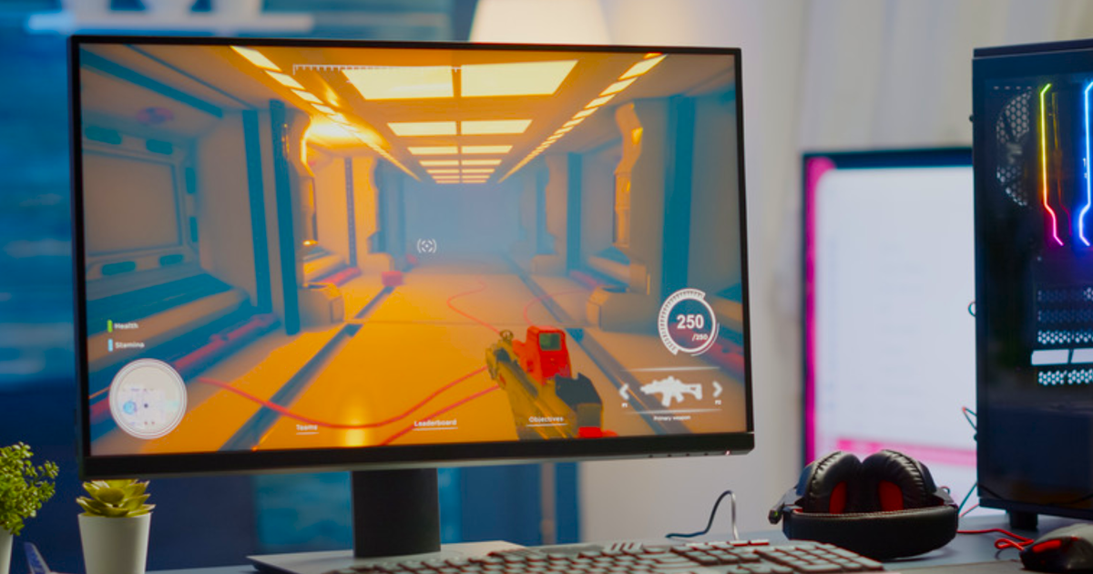 FreeSync vs VRR - An image of a gaming monitor