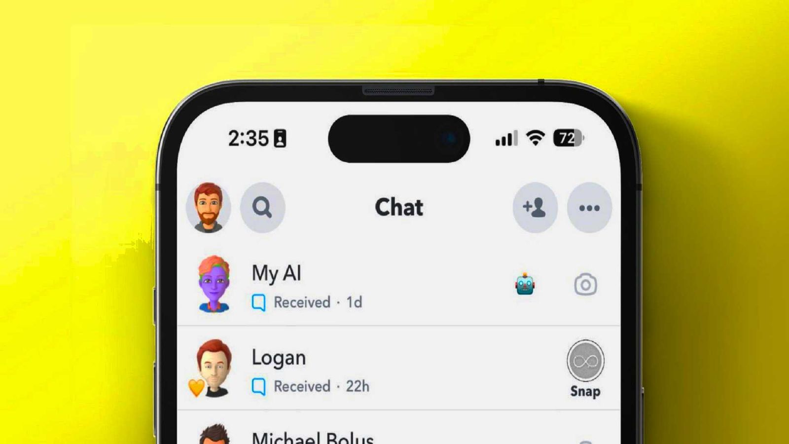 Why is My AI not showing up on Snapchat?
