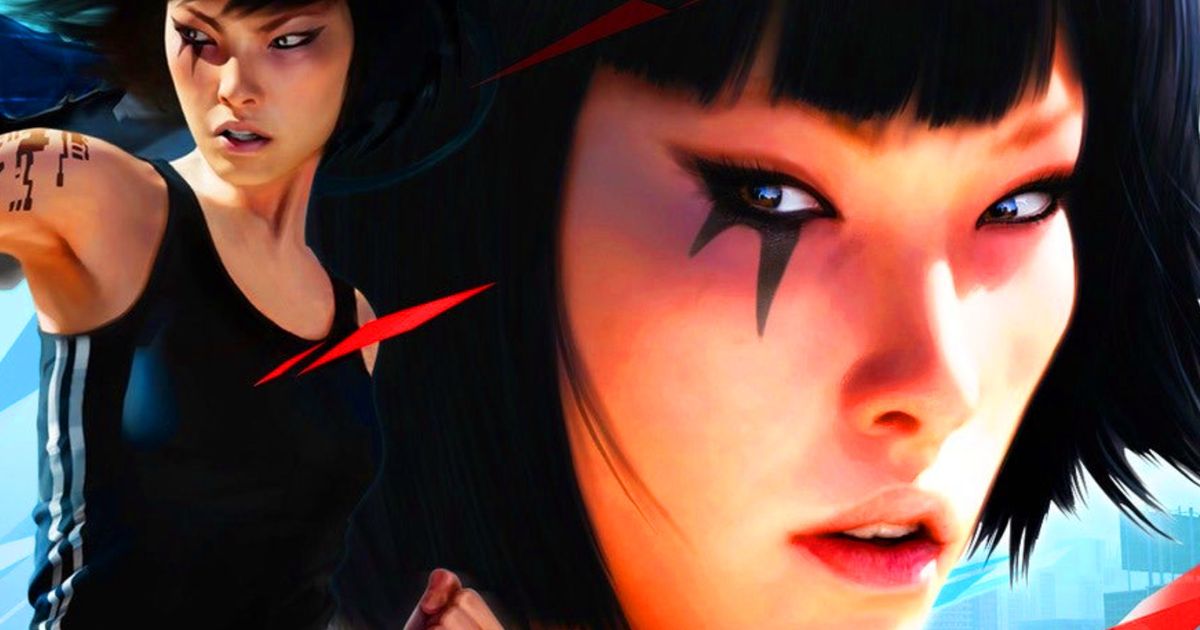 Mirror’s Edge keyart featuring the protagonist’s face