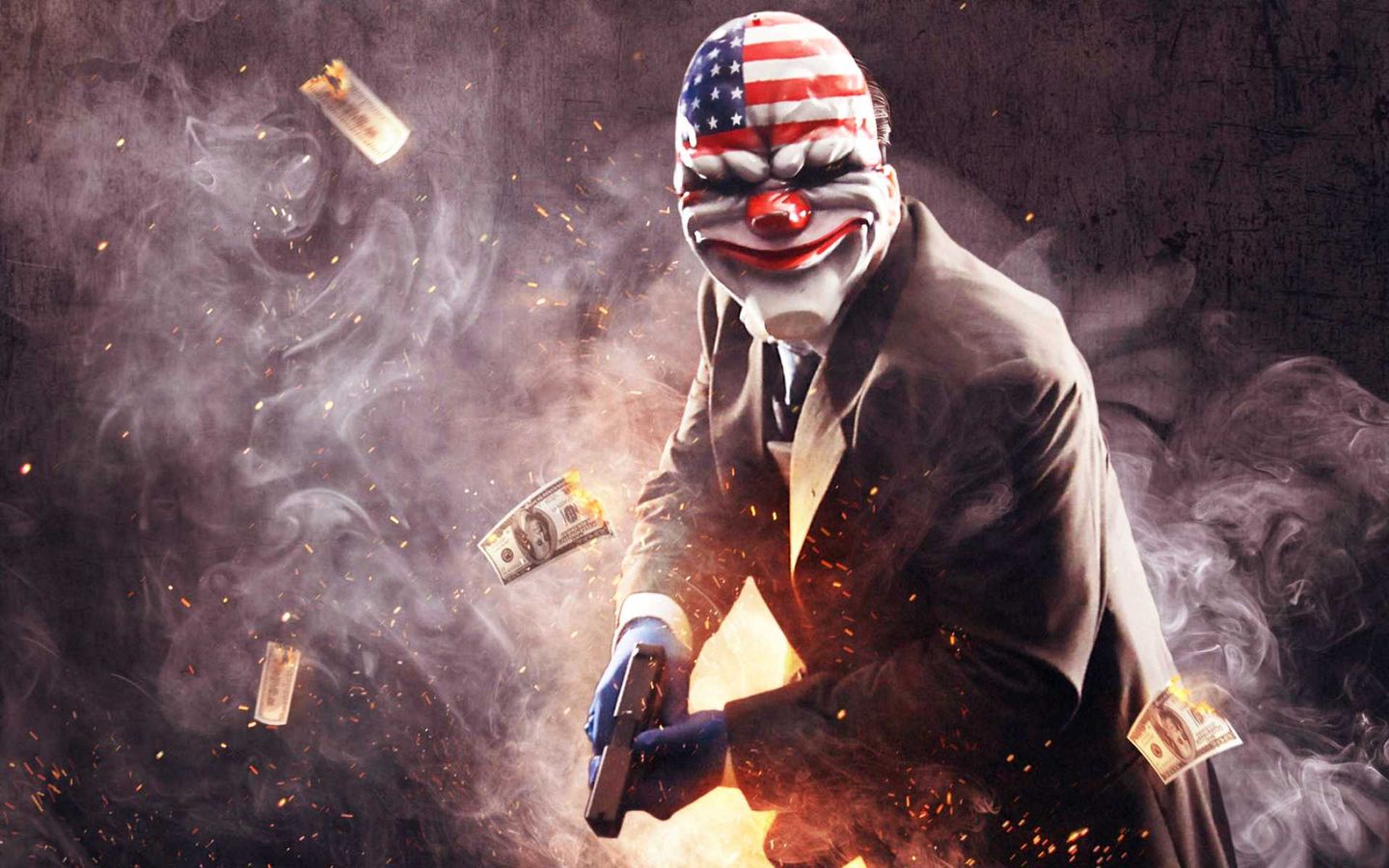 Payday 3 Steam Deck - picture of a masked criminal