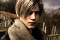 Resident Evil 4 Remake on Steam Deck Leon looking at camera