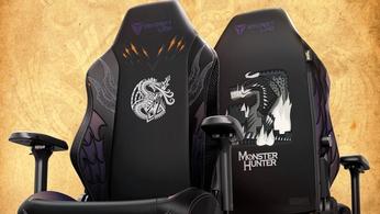 Secretlab TITAN Evo chair with limited edition Monster Hunter Fatalis skin